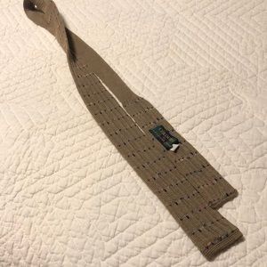 Vintage Colours knitted tie. 100% Cotton